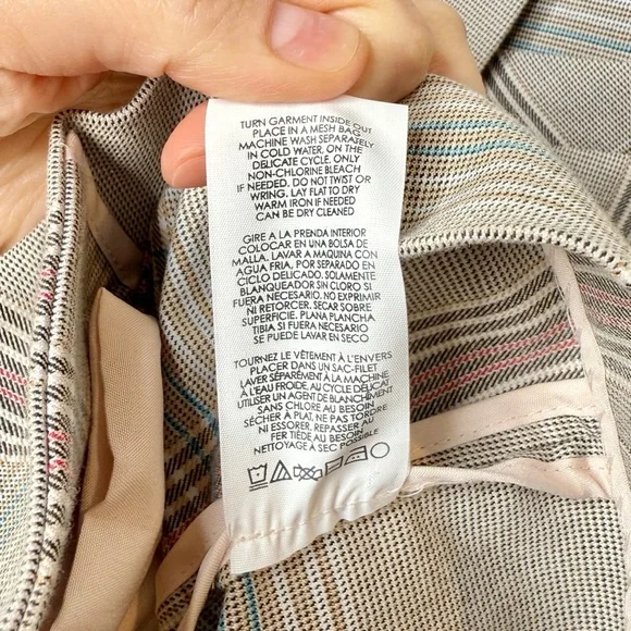 Cabi Sleuth Structured Plaid #5470 Women’s Double Breasted Longline Blazer Sz 10 - Picture 9 of 14